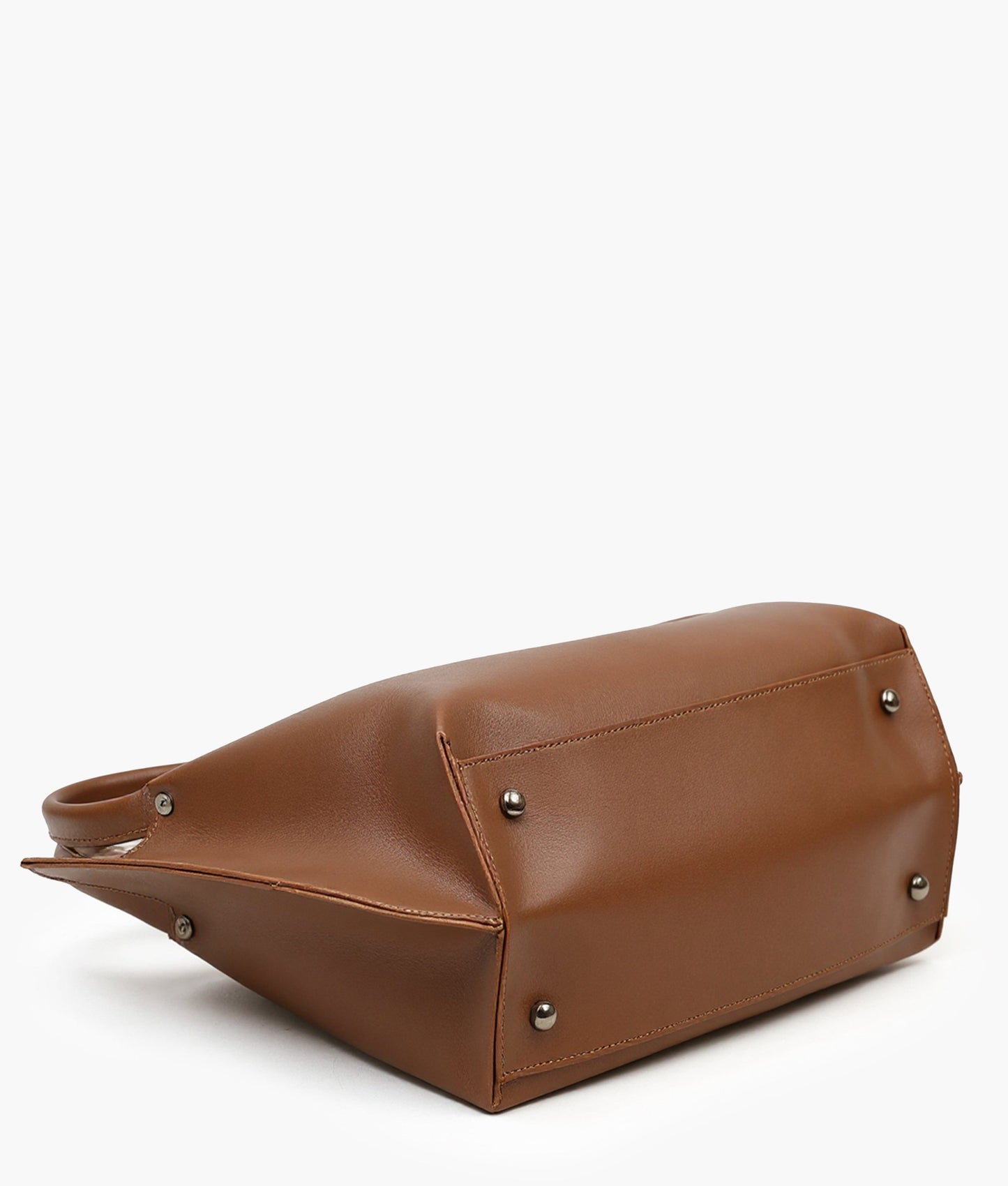 Raibros Women's Horse Brown Tote Bag - Premium Faux Leather Shoulder Bag with Magnetic Closure